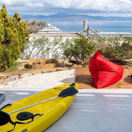 Splash With Amazing Sea Views In Piso Livadi Eksteriør bilde