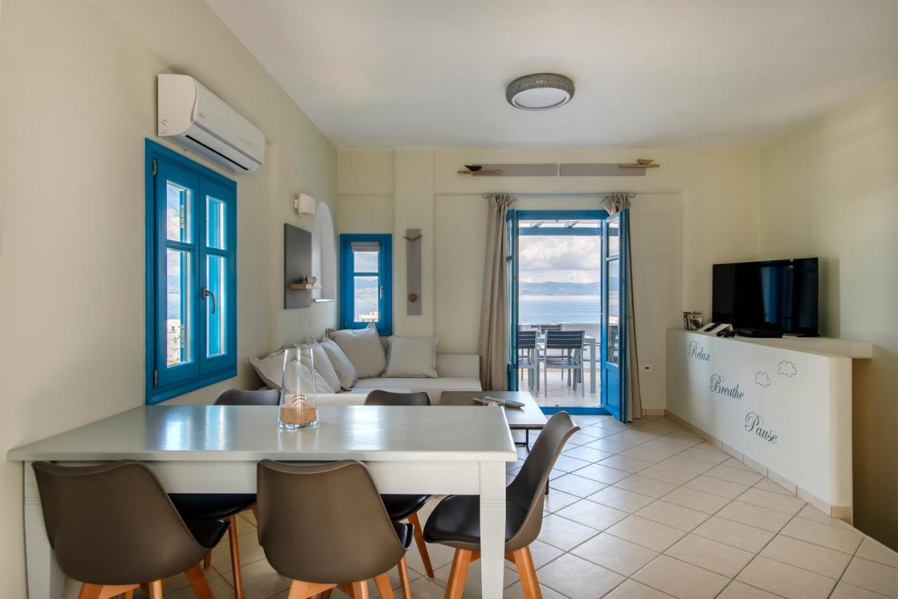 Splash With Amazing Sea Views In Piso Livadi Eksteriør bilde